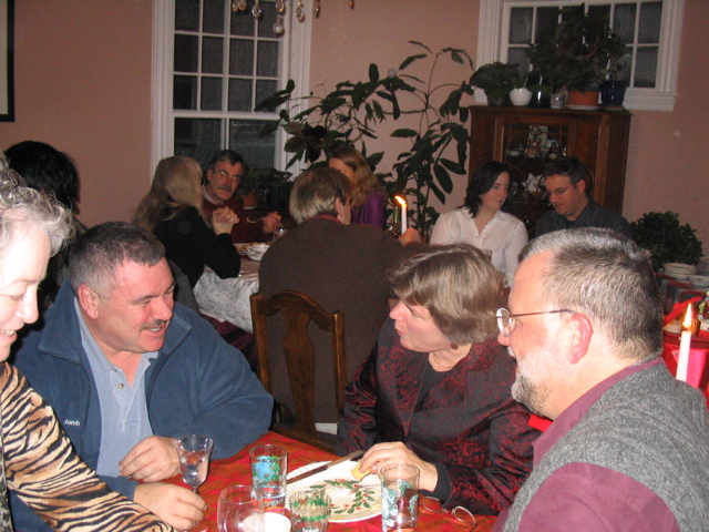 Enjoying our Iraqi food
